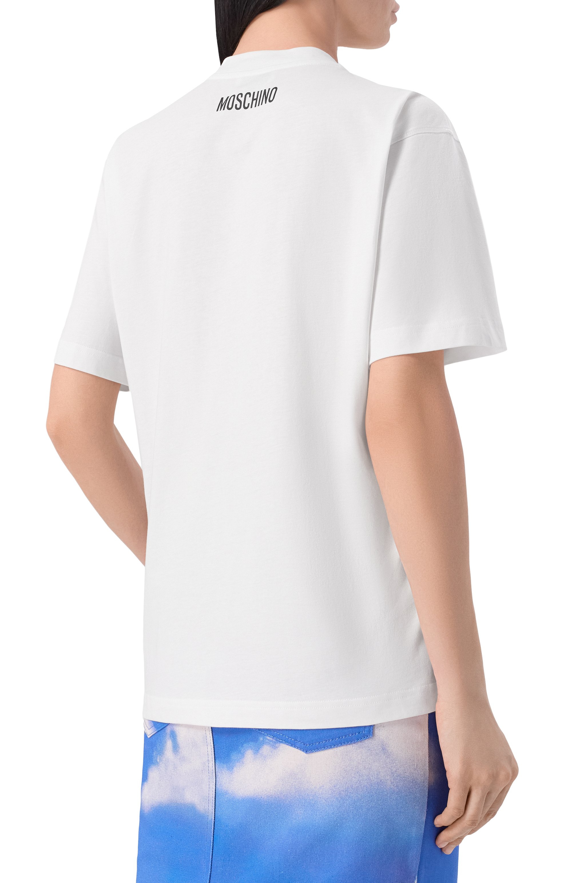 Хлопковая футболка MOSCHINO, арт. A0711/0441, фото 4