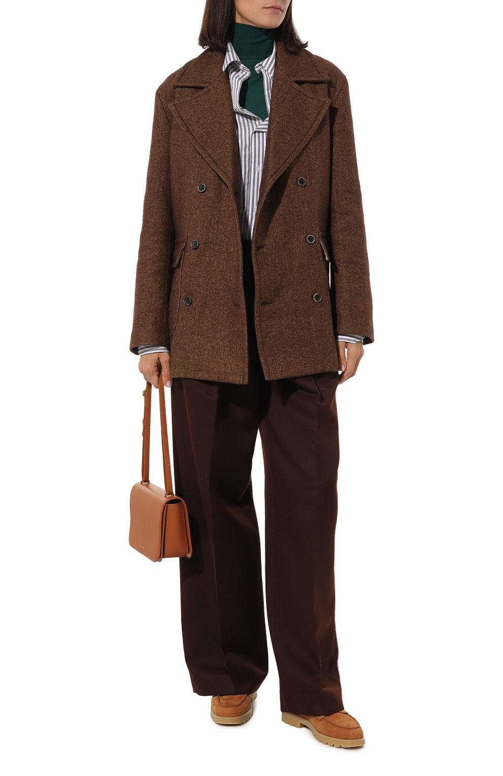 Кожаные лоферы SANTONI, арт. WUDR70644AMRNSV9, фото 2