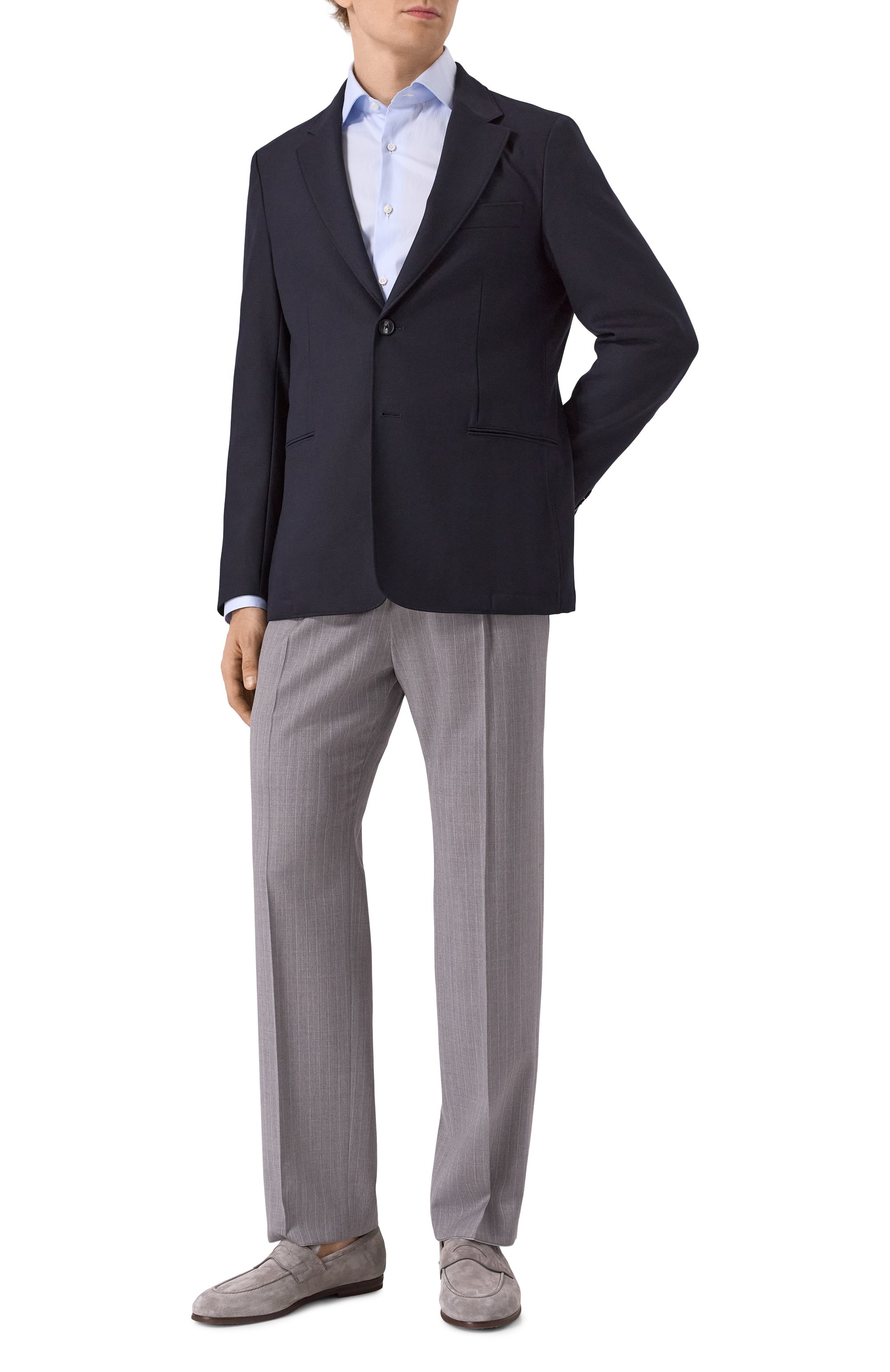 Пиджак из шерсти и вис�козы EMPORIO ARMANI, арт. 6D1GA5/1NFVZ, фото 3