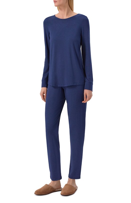 Пижама из вискозы Hanro 074951 Синий  074951 Фото 2