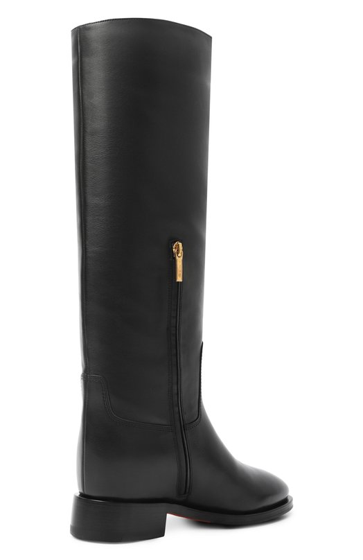 Кожаные сапоги Santoni WSHG71827BJ2HLGA Чёрный  WSHG71827BJ2HLGA Фото 5