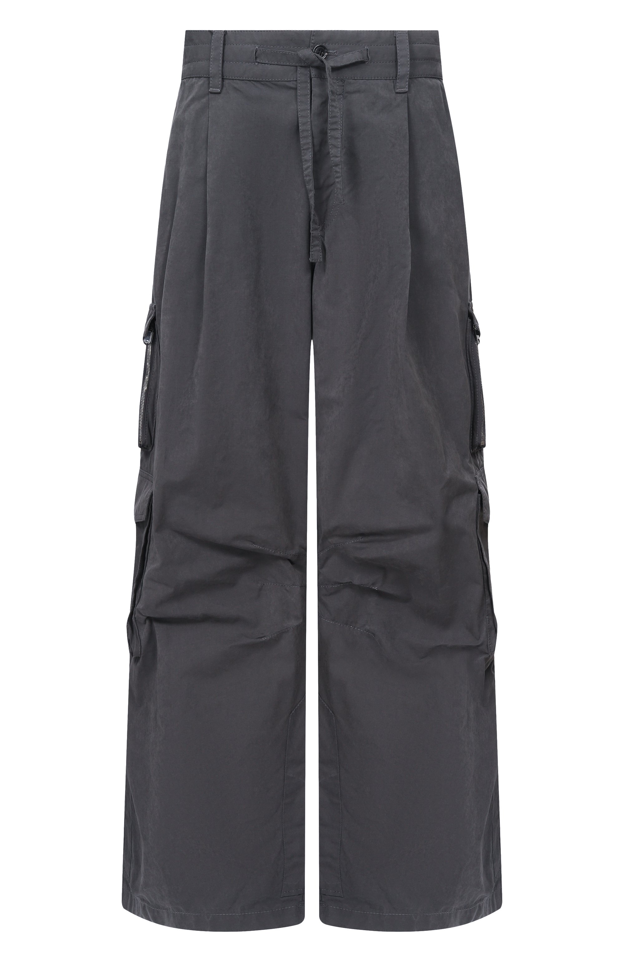 Брюки-карго DOLCE & GABBANA темно-серого цвета по цене 189500 руб., арт. GP15UT/GK056, фото 1 Брюки-карго DOLCE & GABBANA, арт. GP15UT/GK056, фото 1