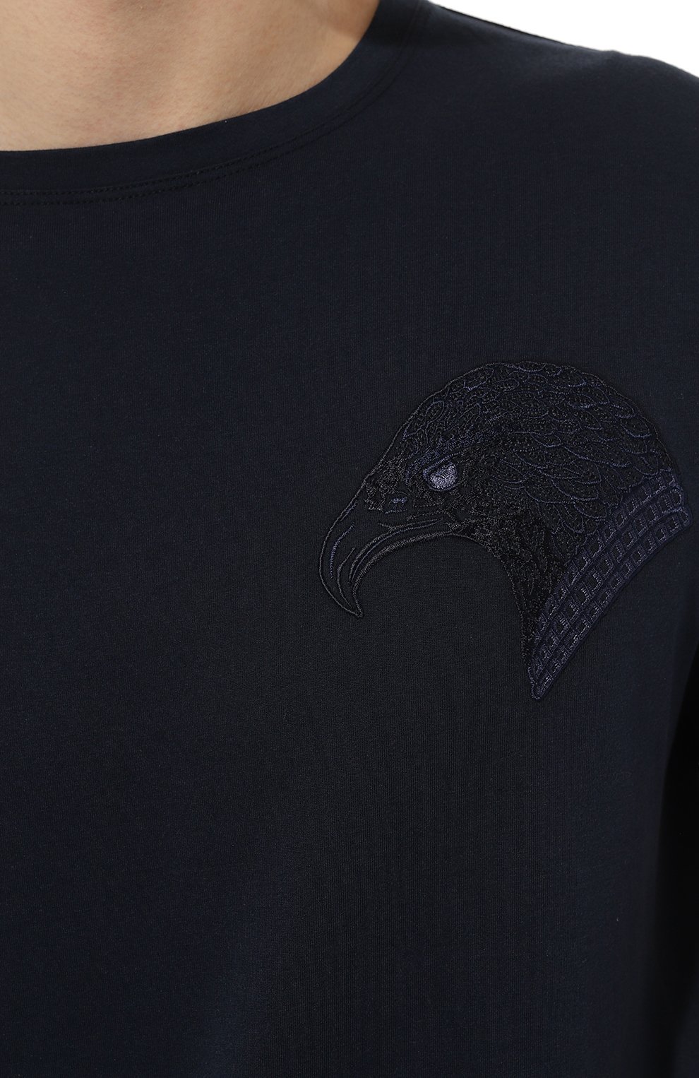 Футболка STEFANO RICCI темно-синего цвета по цене 43150 руб., арт. MNH3202450/803, фото 5 Футболка STEFANO RICCI, арт. MNH3202450/803, фото 5