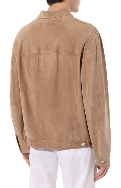 Замшевая куртка-рубашка BRUNELLO CUCINELLI, арт. MPCLL1919, фото 4