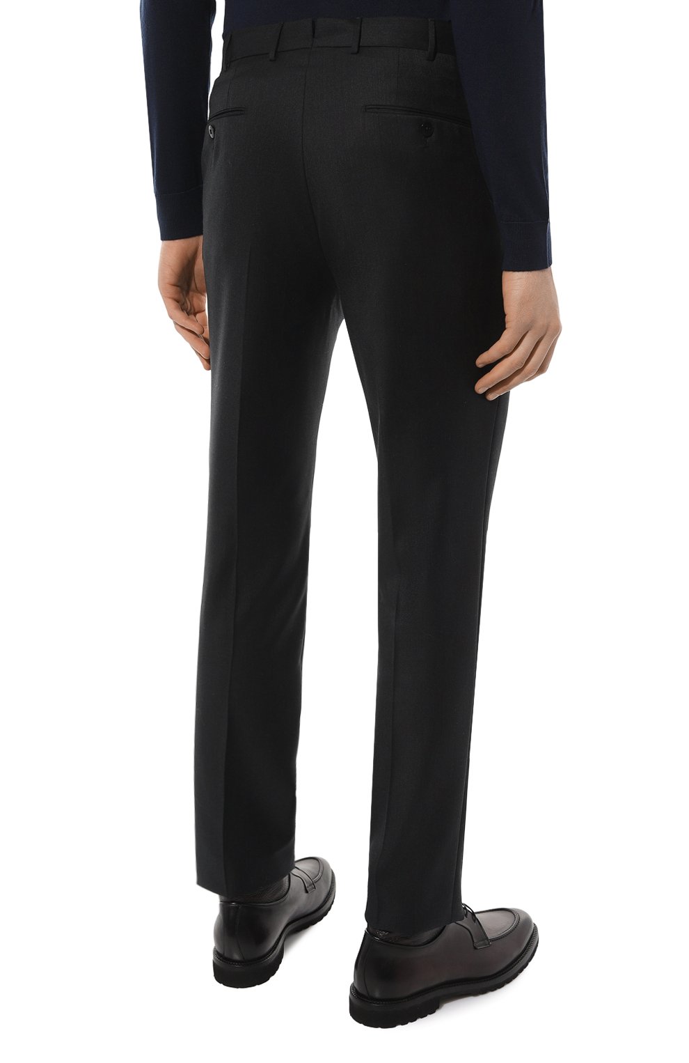 Шерстяные брюки ZEGNA, арт. 619F01A6/75TB12, фото 4