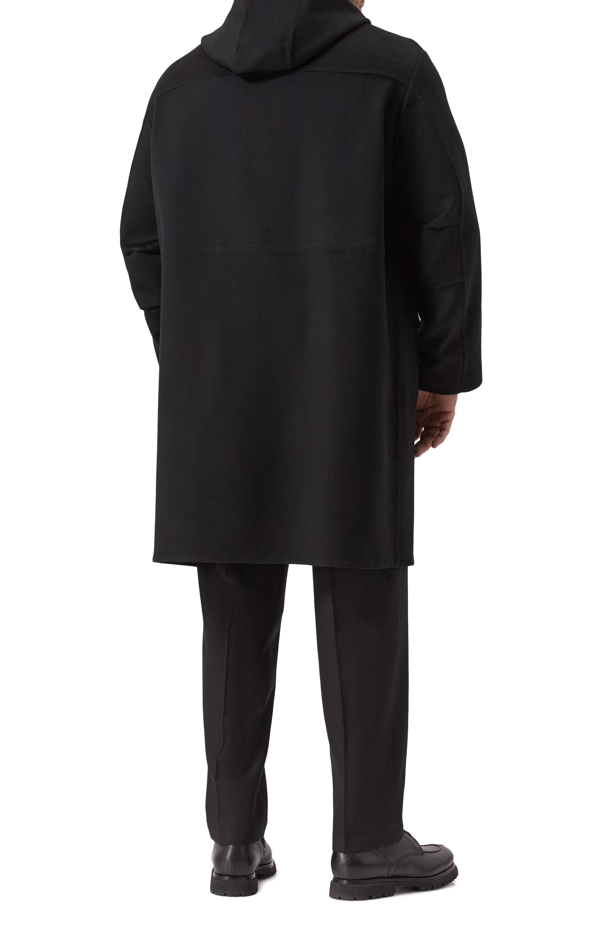 Кашемировое пальто MVST черного цвета по цене 483500 руб., арт. TXEKB-ES4245-4 BS/LC1598, фото 4 Кашемировое пальто MVST, арт. TXEKB-ES4245-4 BS/LC1598, фото 4