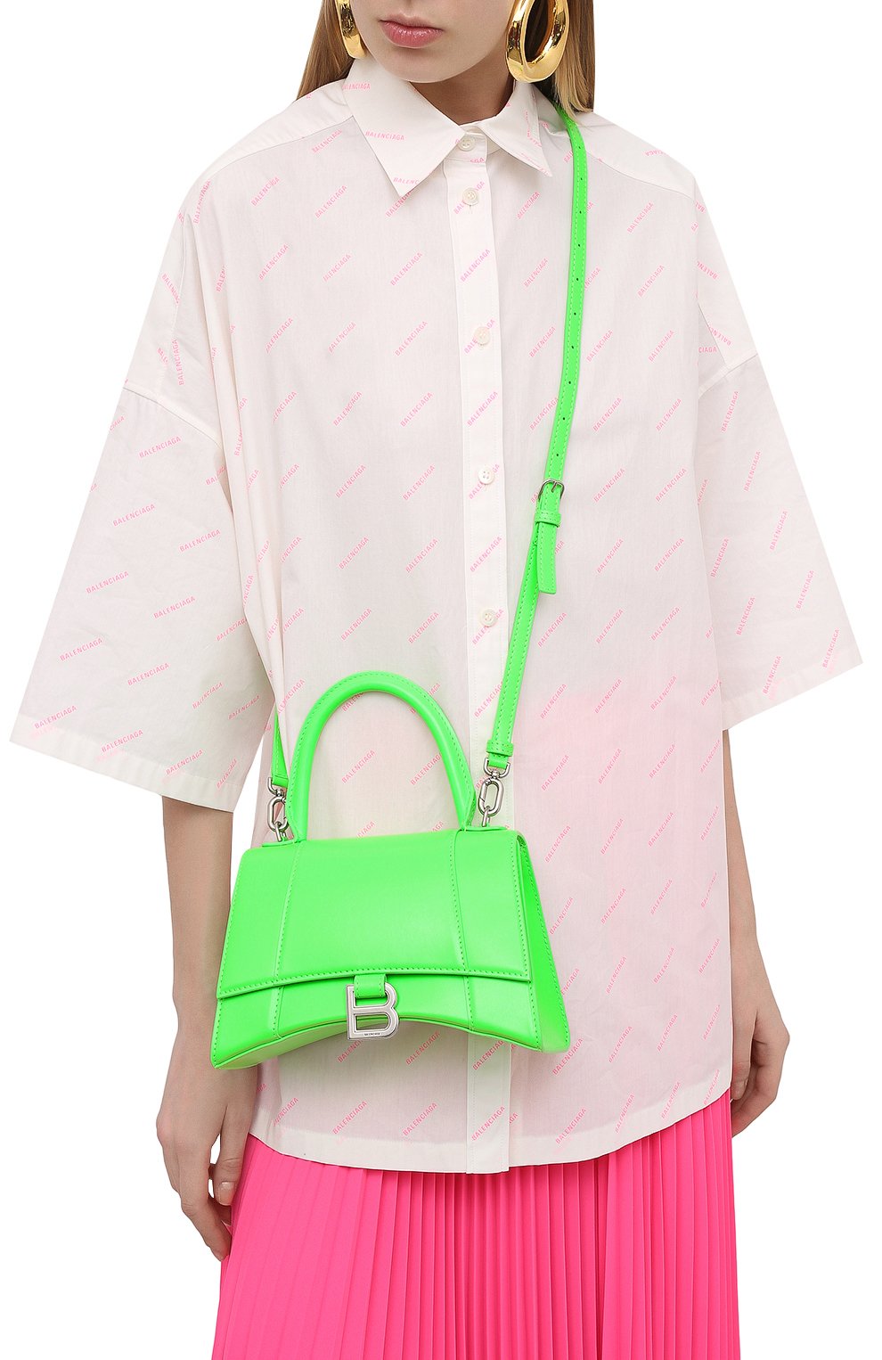 Сумка hourglass s BALENCIAGA, арт. 593546/1QJCY, фото 2