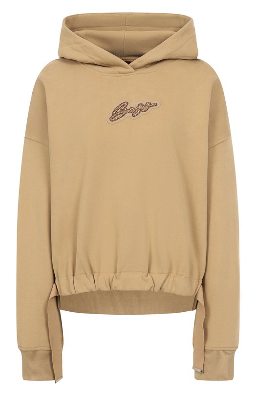 Хлопковое худи BOSS Orange 50545507 Бежевый 50545507