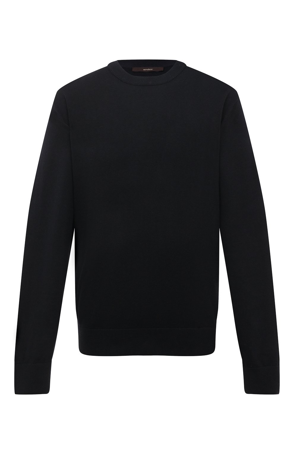 Хлопковый джемпер WINDSOR темно-синего цвета по цене 27700 руб., арт. 13 RICARI0-R 10014762/3XL-6XL, фото 1 Хлопковый джемпер WINDSOR, арт. 13 RICARI0-R 10014762/3XL-6XL, фото 1