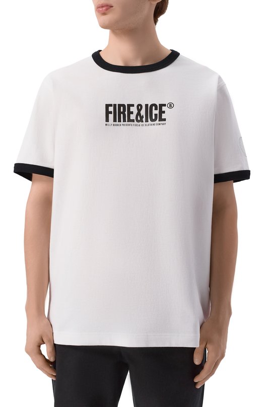 Хлопковая футболка Bogner Fire+Ice 54269760 Белый  54269760 Фото 3