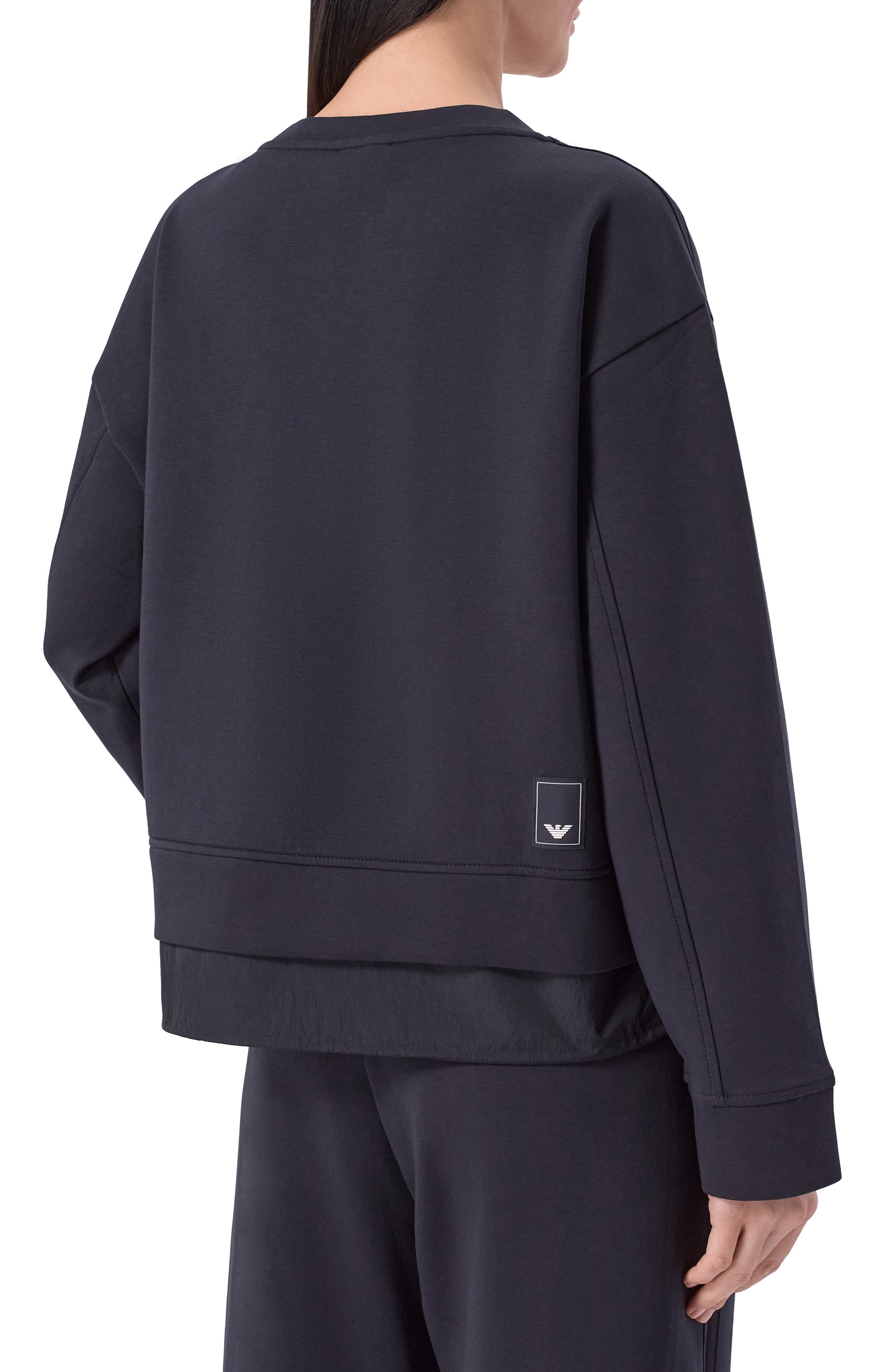 Хлопковый свитшот EMPORIO ARMANI, арт. EW003181/AF10002, фото 4