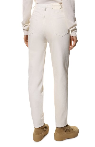 Джинсы DRIES VAN NOTEN белого цвета по цене 48100 руб., арт. 222-012413-5421, фото 4 Джинсы DRIES VAN NOTEN, арт. 222-012413-5421, фото 4