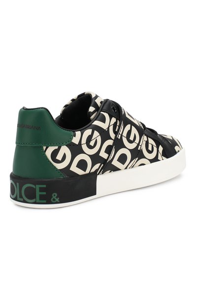 Кожаные кеды DOLCE & GABBANA, арт. DA0773/AV586/29-36, фото 3