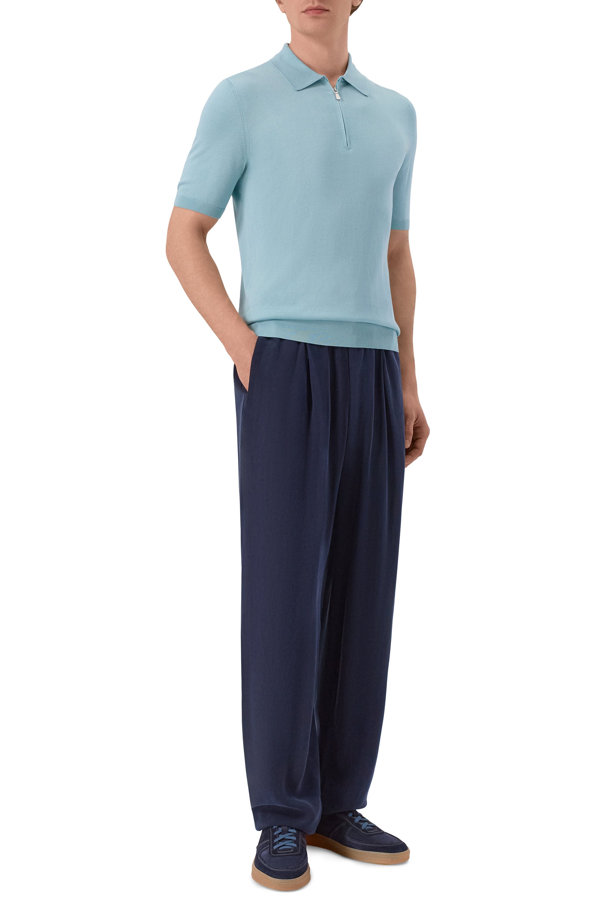 Шелковое поло GRAN SASSO, арт. 43166/23503, фото 2