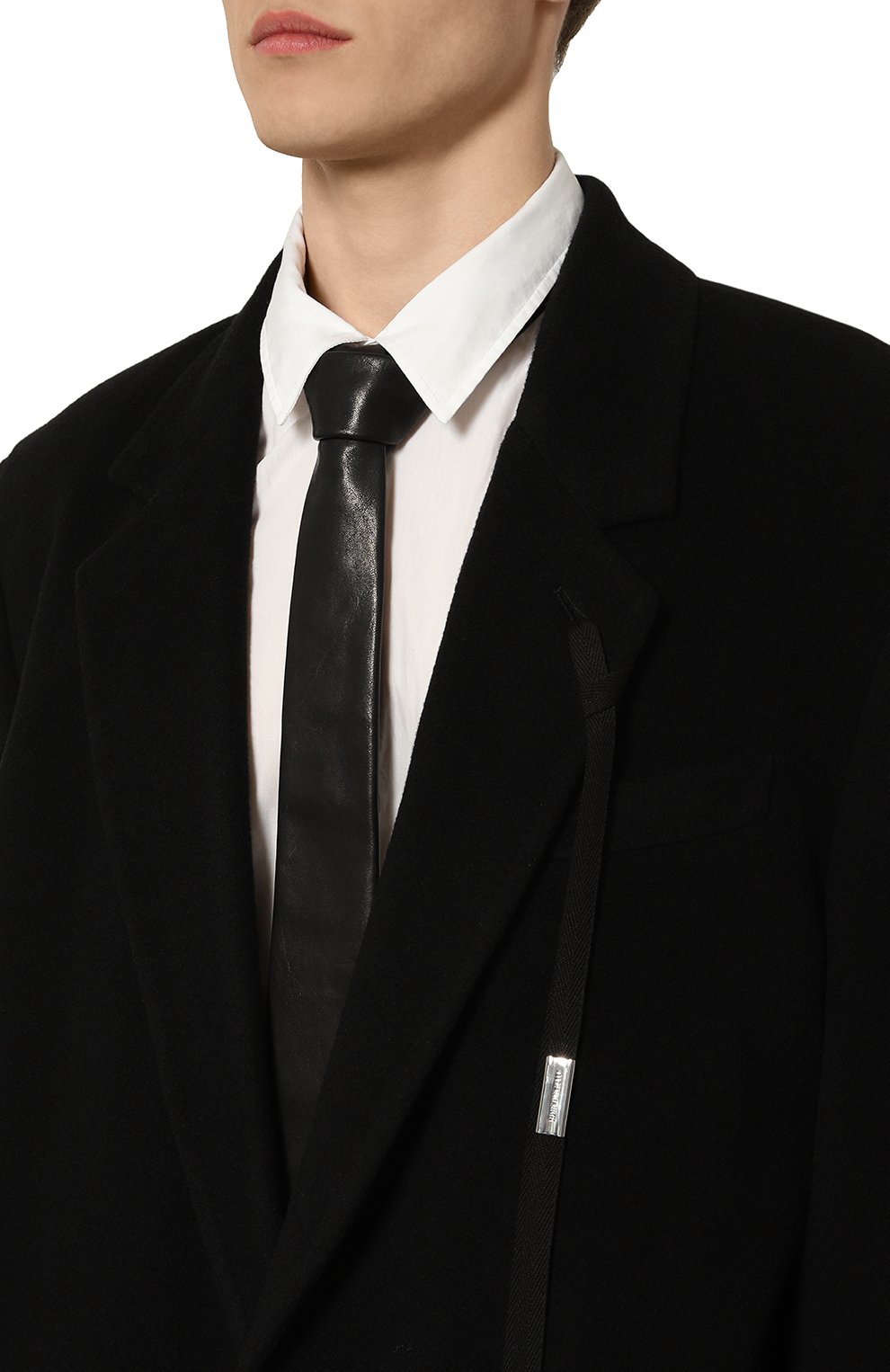 Кожаный галстук ANN DEMEULEMEESTER, арт. 2402-U-TE01-L-LT137-099, фото 2