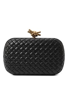 Женский клатч knot BOTTEGA VENETA черного цвета, арт. 717622/V01D1 | Фото 6 (Материал: Натуральная кожа; Женское Кросс-КТ: Клатч-клатчи, Вечерняя сумка; Размер: mini; Автоматизация ТО: Проставлено; Автоматизация состава: Проставлено)