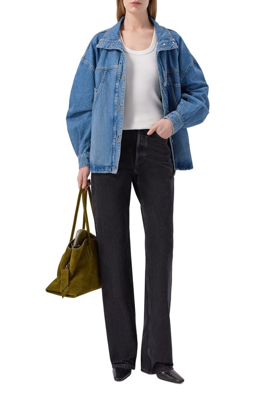 Джинсовая куртка The Attico 260WCB00105/DDD116AA Синий  260WCB00105/DDD116AA Фото 2