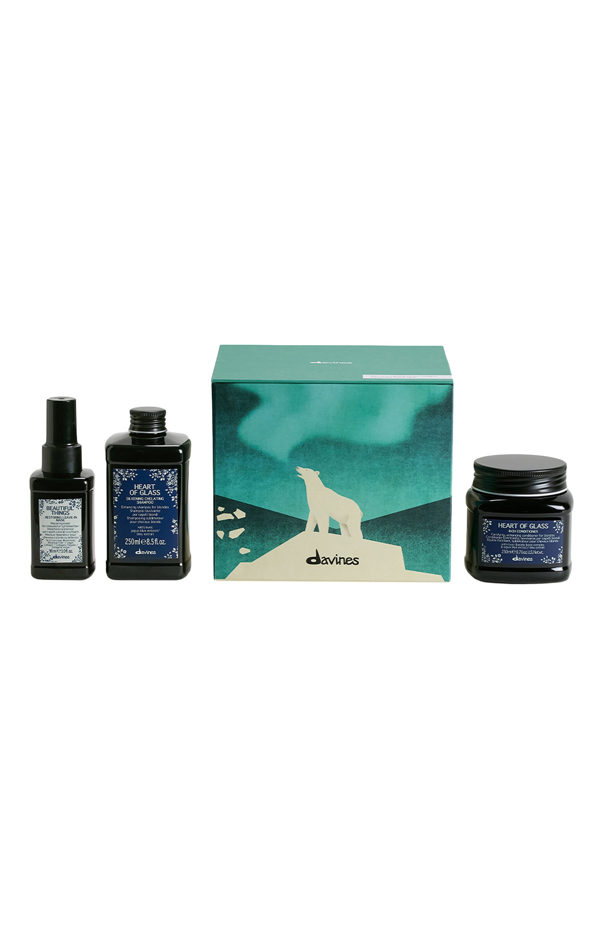 Набор heart of glass 2025 mysterious polar regions (2x250+90ml) DAVINES, арт. 72038, фото 1