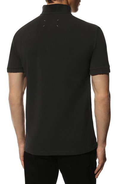 Хлопковое поло MAISON MARGIELA, арт. S50GL0041/S23978, фото 4