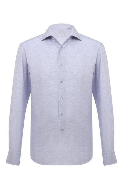 Мужская сорочка из хлопка и шелка STEFANO RICCI, арт. MC000540/R2150