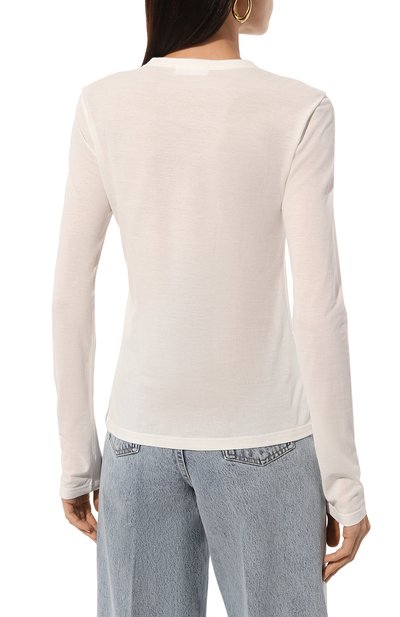 Хлопковый лонгслив JIL SANDER, арт. J40GC0006/J45031, фото 4