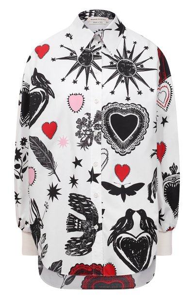 Хлопковая рубашка ALEXANDER MCQUEEN, арт. 661587/QCAEN, фото 1