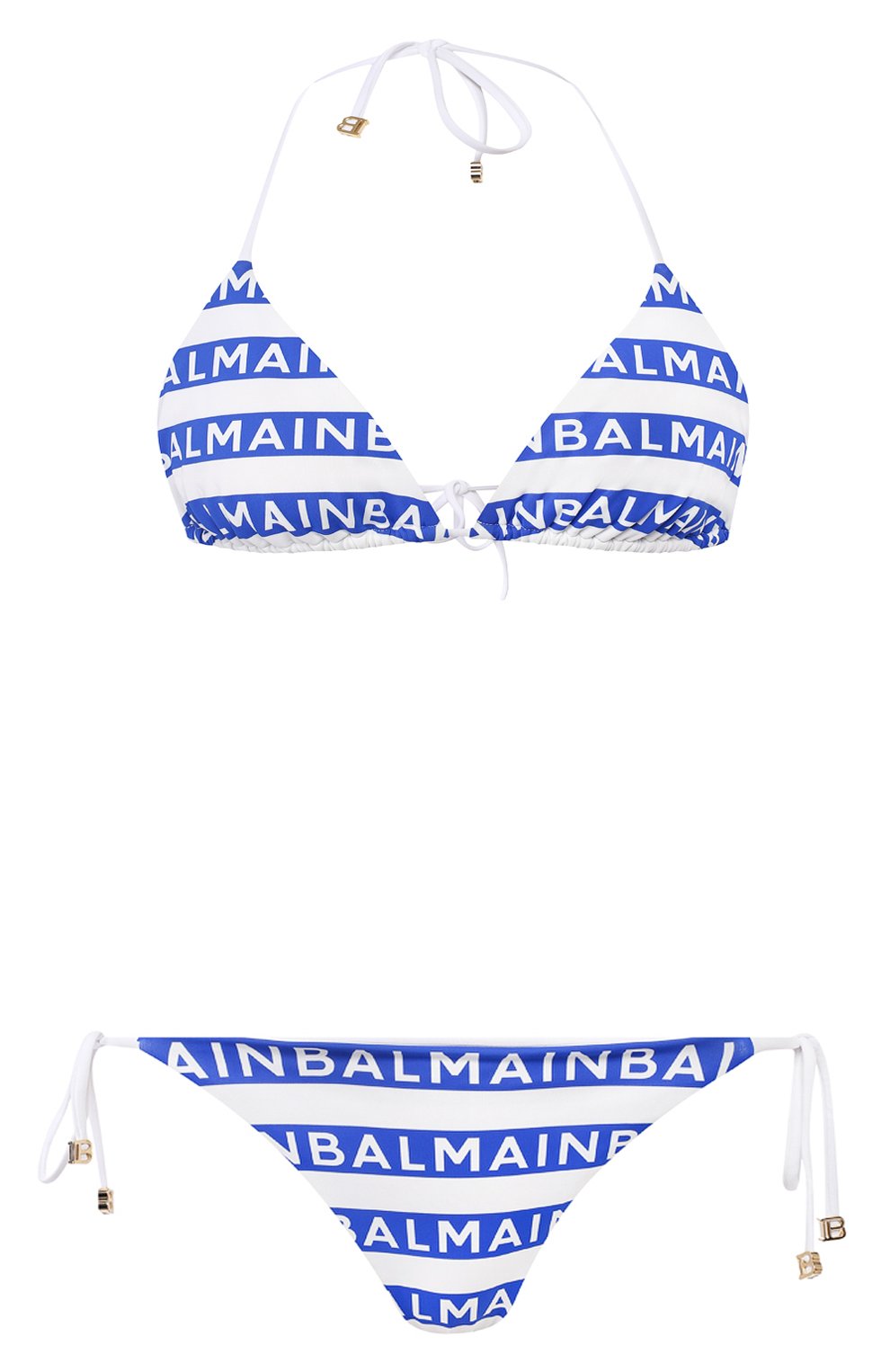 Раздельный купальник BALMAIN синего цвета по цене 44000 руб., арт. BPB810210, фото 1 Раздельный купальник BALMAIN, арт. BPB810210, фото 1