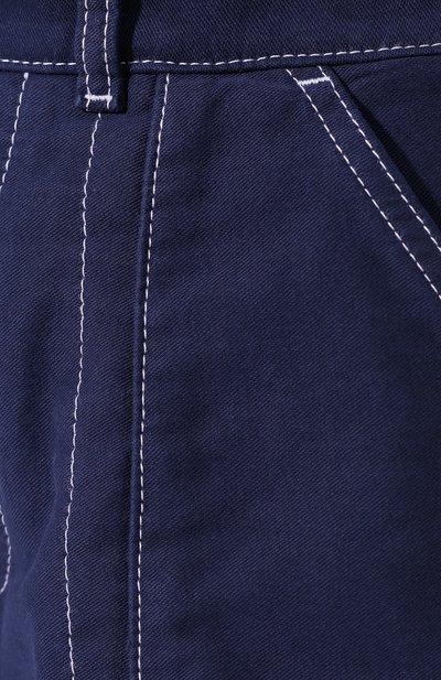 Джинсовые шорты CHLOÉ темно-синего цвета по цене 88100 руб., арт. CHC19ADS04046, фото 5 Джинсовые шорты CHLOÉ, арт. CHC19ADS04046, фото 5