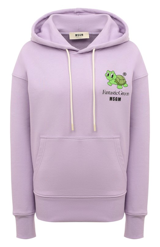 

Хлопковое худи MSGM, Сиреневый