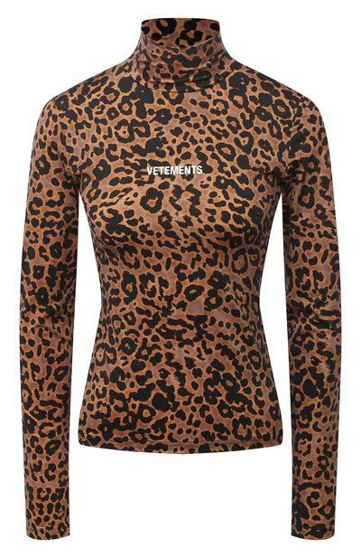 Женская водолазка VETEMENTS, арт. WE51TR140L 2605/LE0PARD