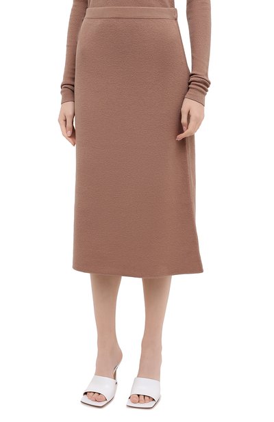 Шерстяная юбка TOTEME, арт. SERPA 204-353-756, фото 3