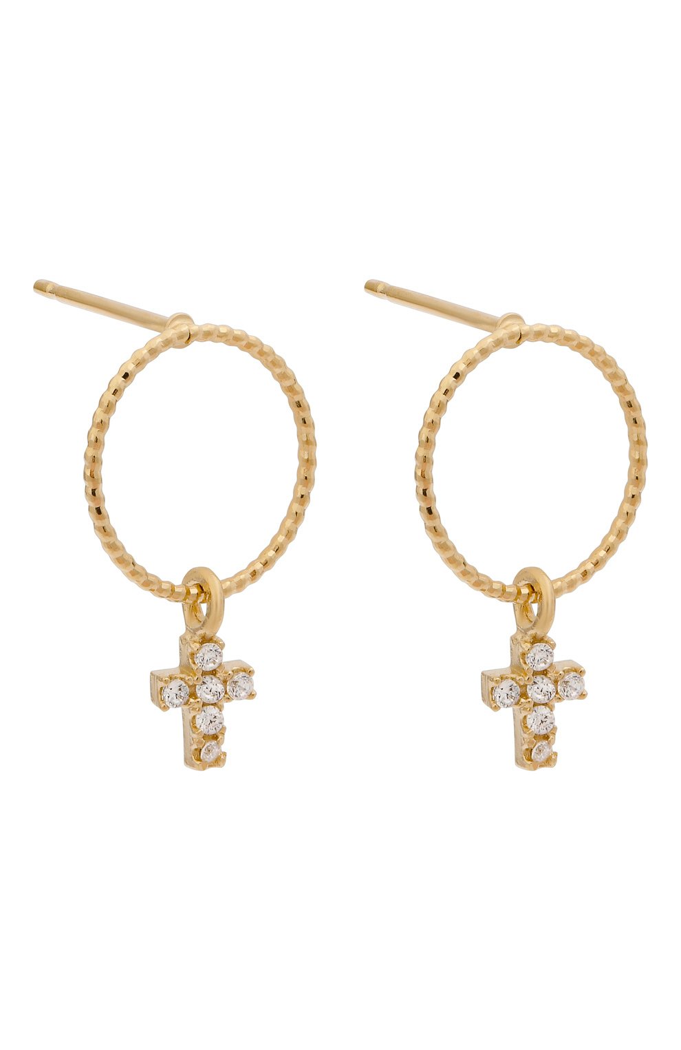 Серьги HANKA_IN золотого цвета по цене 7995 руб., арт. STACIR-B0P-CR0, фото 3 Серьги HANKA_IN, арт. STACIR-B0P-CR0, фото 3