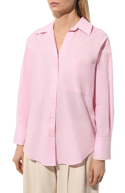 Рубашка изо льна и хлопка PIETRO BRUNELLI, арт. CA2402 PK/LI0018, фото 3