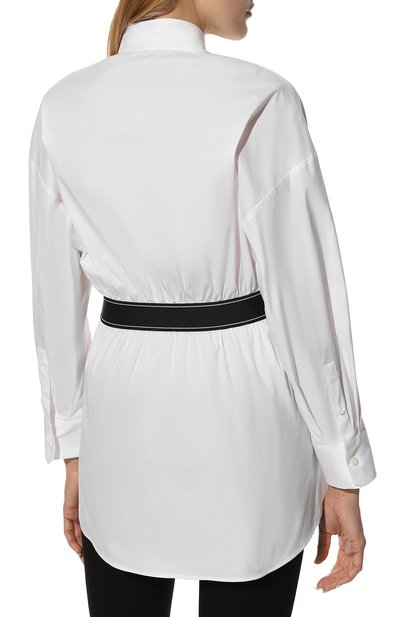 Хлопковая рубашка PRADA, арт. P468F-F62-F0009-221, фото 4