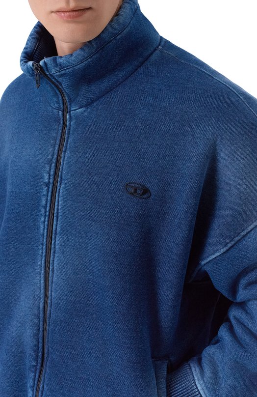 Бомбер Diesel A21684/0WFCU Синий  A21684/0WFCU Фото 5