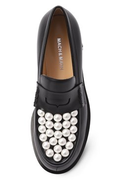 Кожаные пенни-лоферы sirene MACH & MACH, арт. PF24-S0776-30-CLF-B02, фото 1