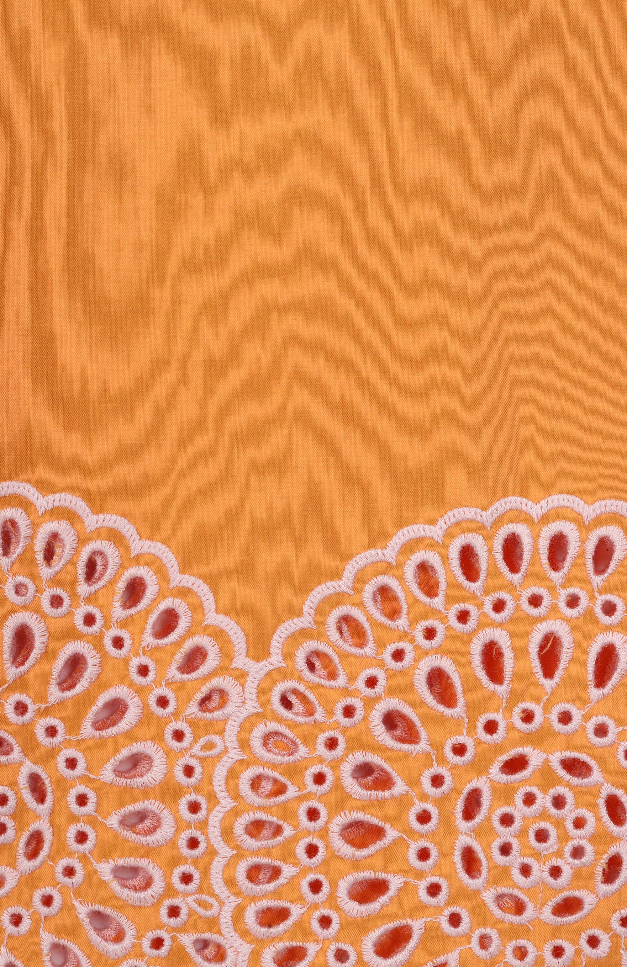 Хлопковые брюки STELLA MCCARTNEY оранжевого цвета по цене 23800 руб., арт. TY6E30, фото 3 Хлопковые брюки STELLA MCCARTNEY, арт. TY6E30, фото 3