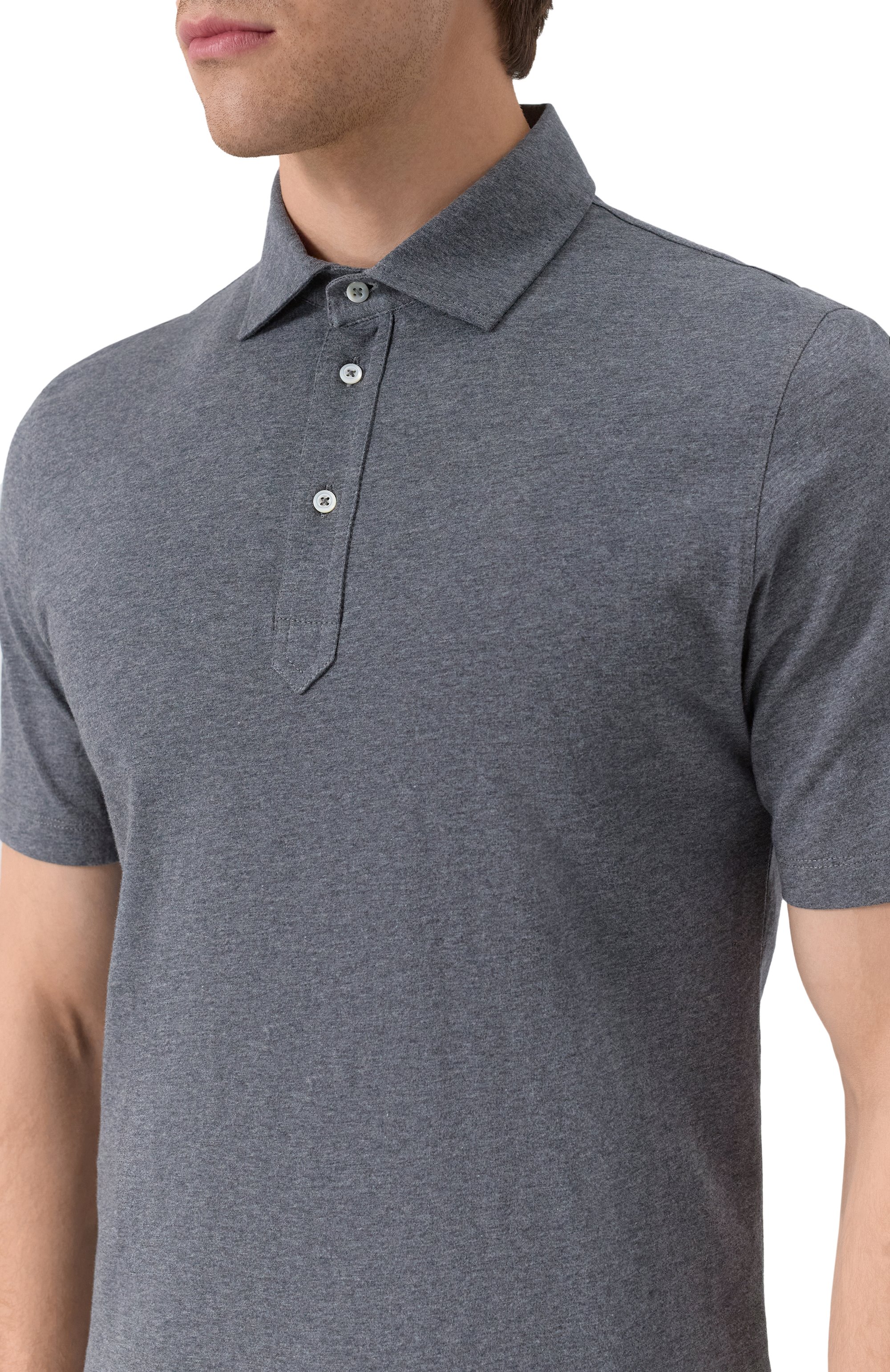 Хлопковое поло BRUNELLO CUCINELLI, арт. M0B133936, фото 5