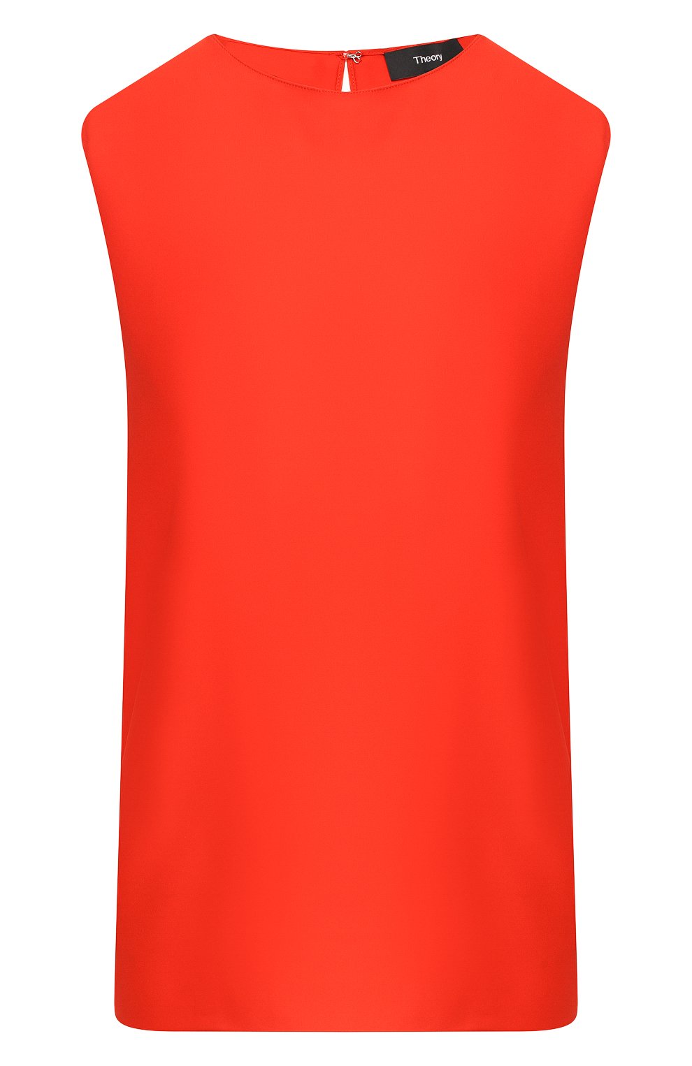 Шелковый топ THEORY оранжевого цвета по цене 23450 руб., арт. J0102517, фото 1 Шелковый топ THEORY, арт. J0102517, фото 1