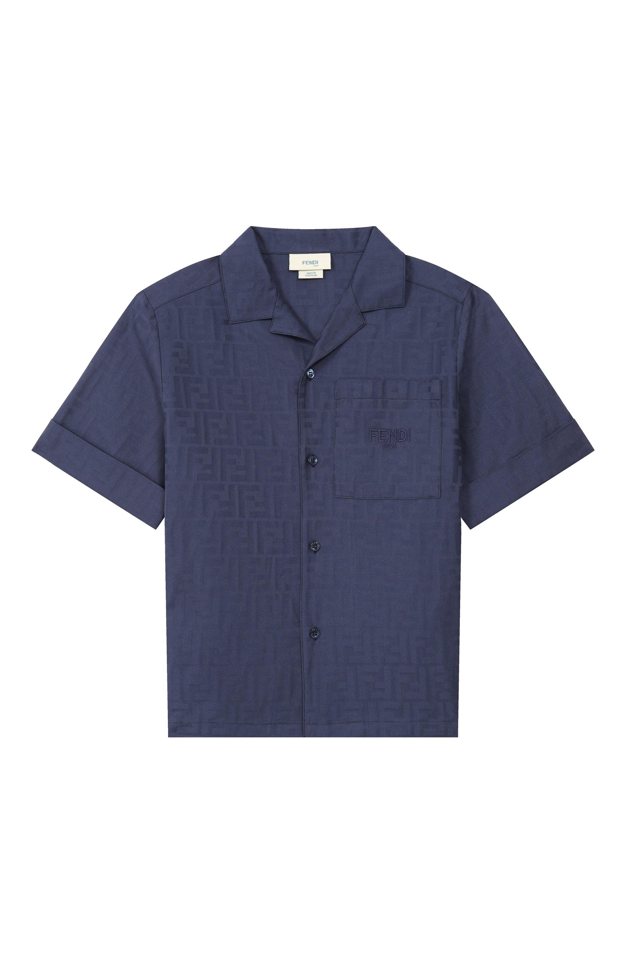 Хлопковая рубашка FENDI, арт. JMC202/AS64/3A-6A, фото 1
