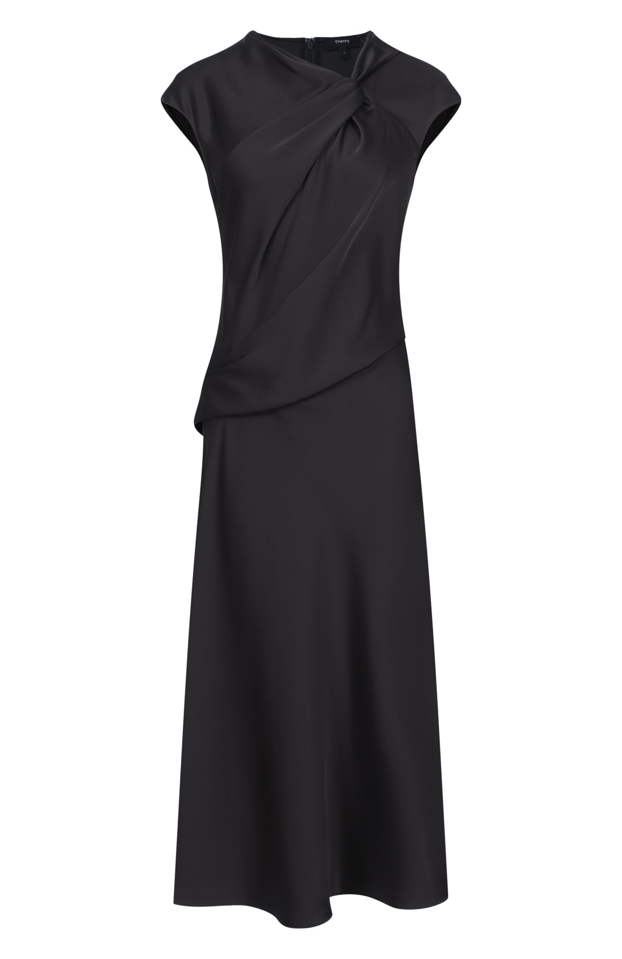Атласное платье THEORY, арт. P1009607, фото 1