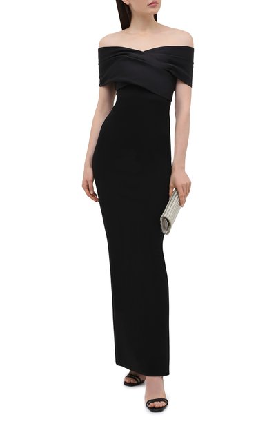 Платье SOLACE LONDON черного цвета по цене 44100 руб., арт. 0S29053, фото 2 Платье SOLACE LONDON, арт. 0S29053, фото 2