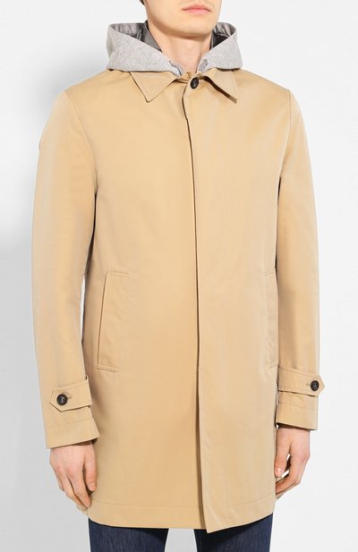 Хлопковый плащ ELEVENTY PLATINUM, арт. A75SP0A02 TES0A166, фото 3