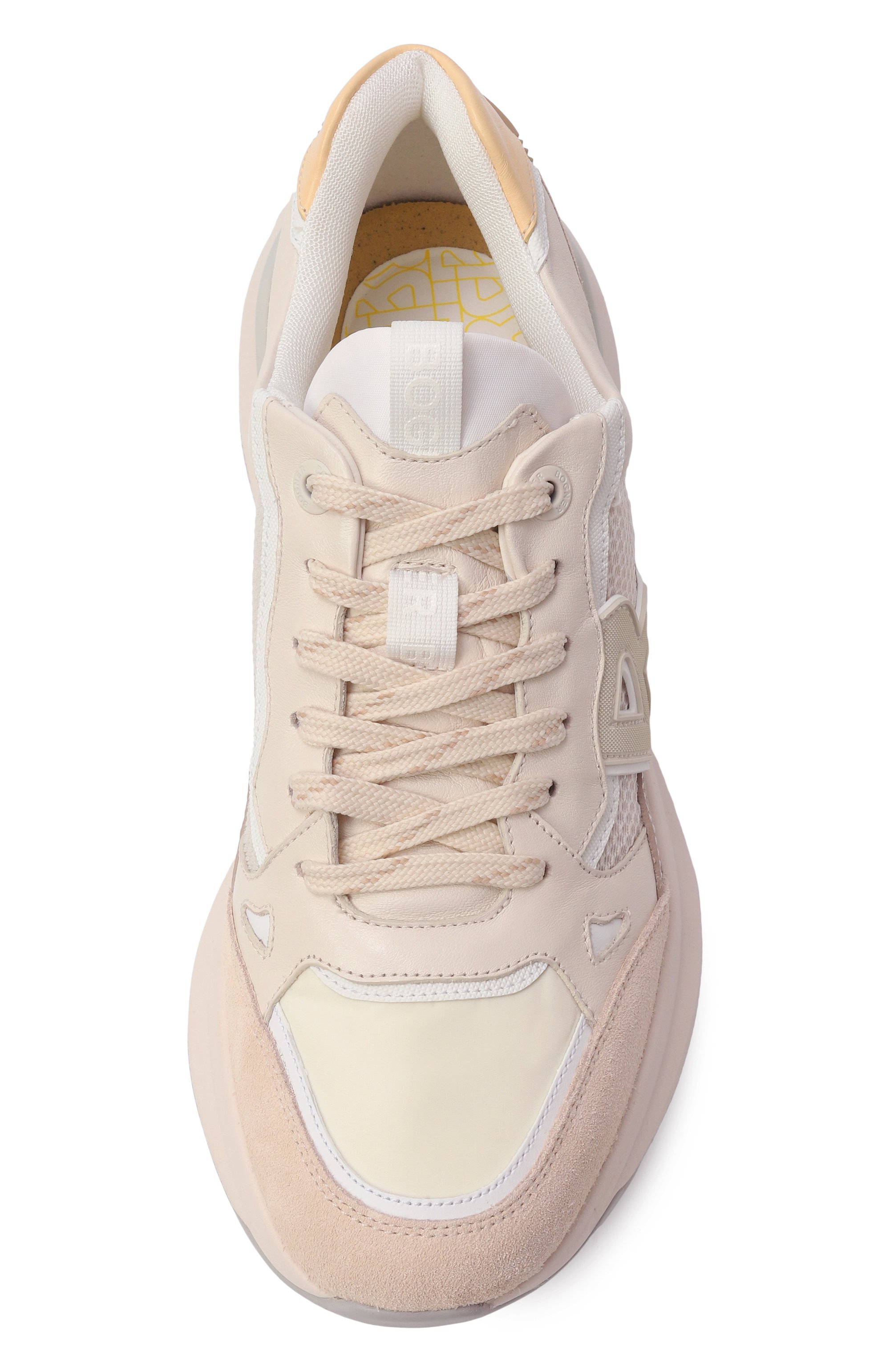 Комбинированные кроссовки ctp25 BOGNER светло-бежевого цвета по цене 56950 руб., арт. CTP25, фото 6 Комбинированные кроссовки ctp25 BOGNER, арт. CTP25, фото 6