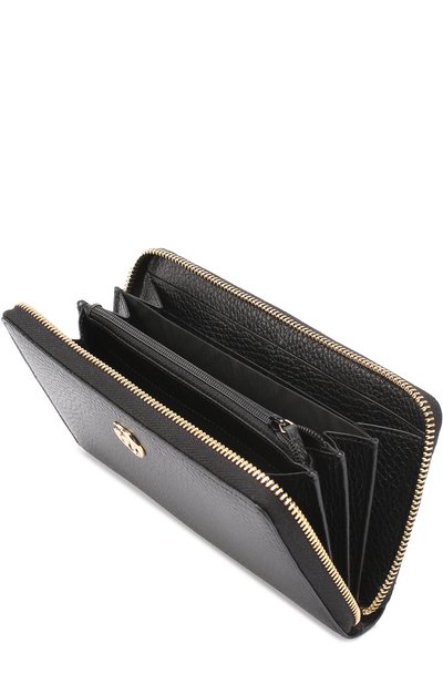 Кожаное портмоне на молнии с логотипом бренда GUCCI, арт. 456117/CA00G, фото 3