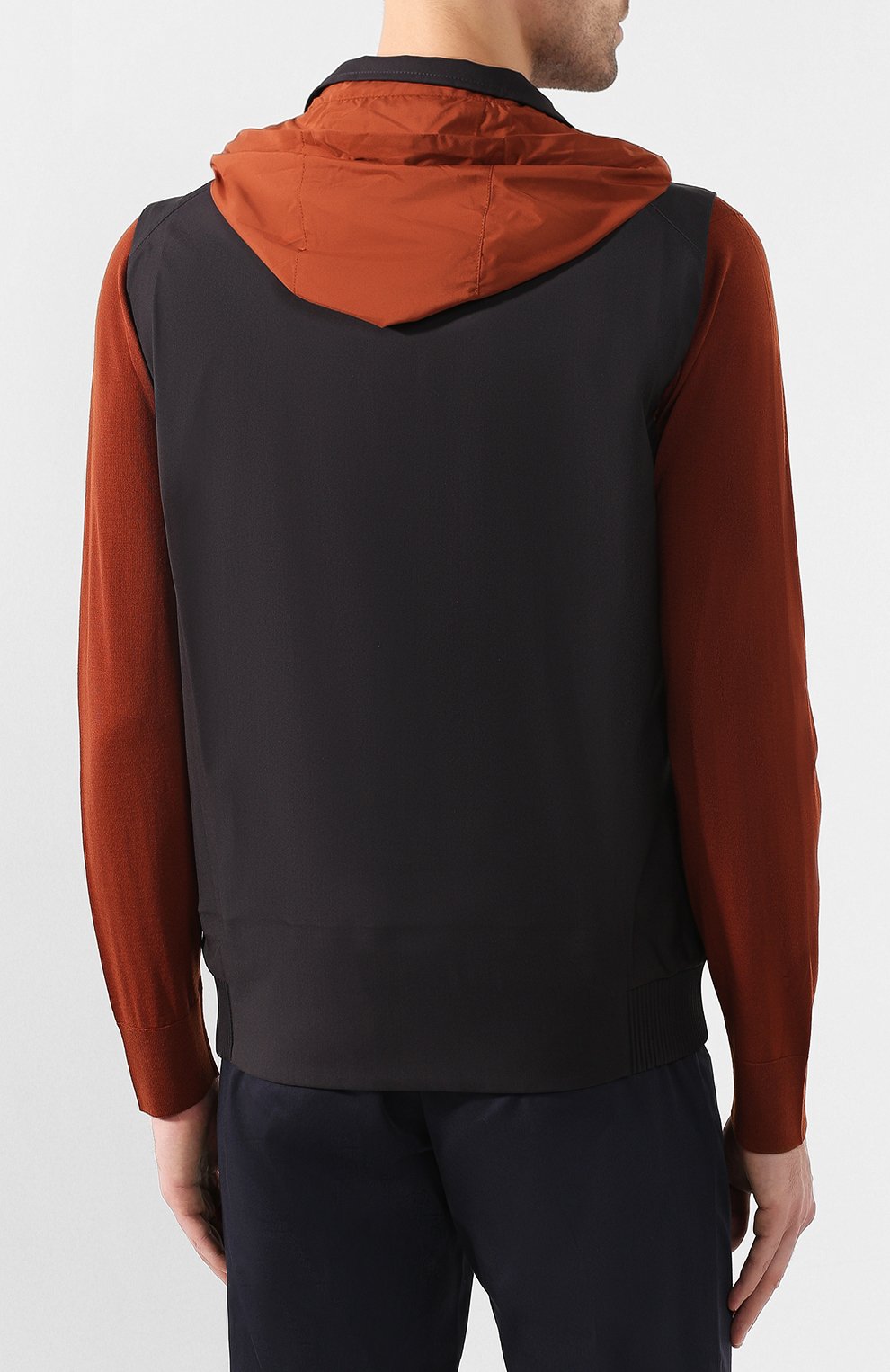 Утепленный жилет LORO PIANA темно-серого цвета по цене 284000 руб., арт. FAL0269, фото 6 Утепленный жилет LORO PIANA, арт. FAL0269, фото 6