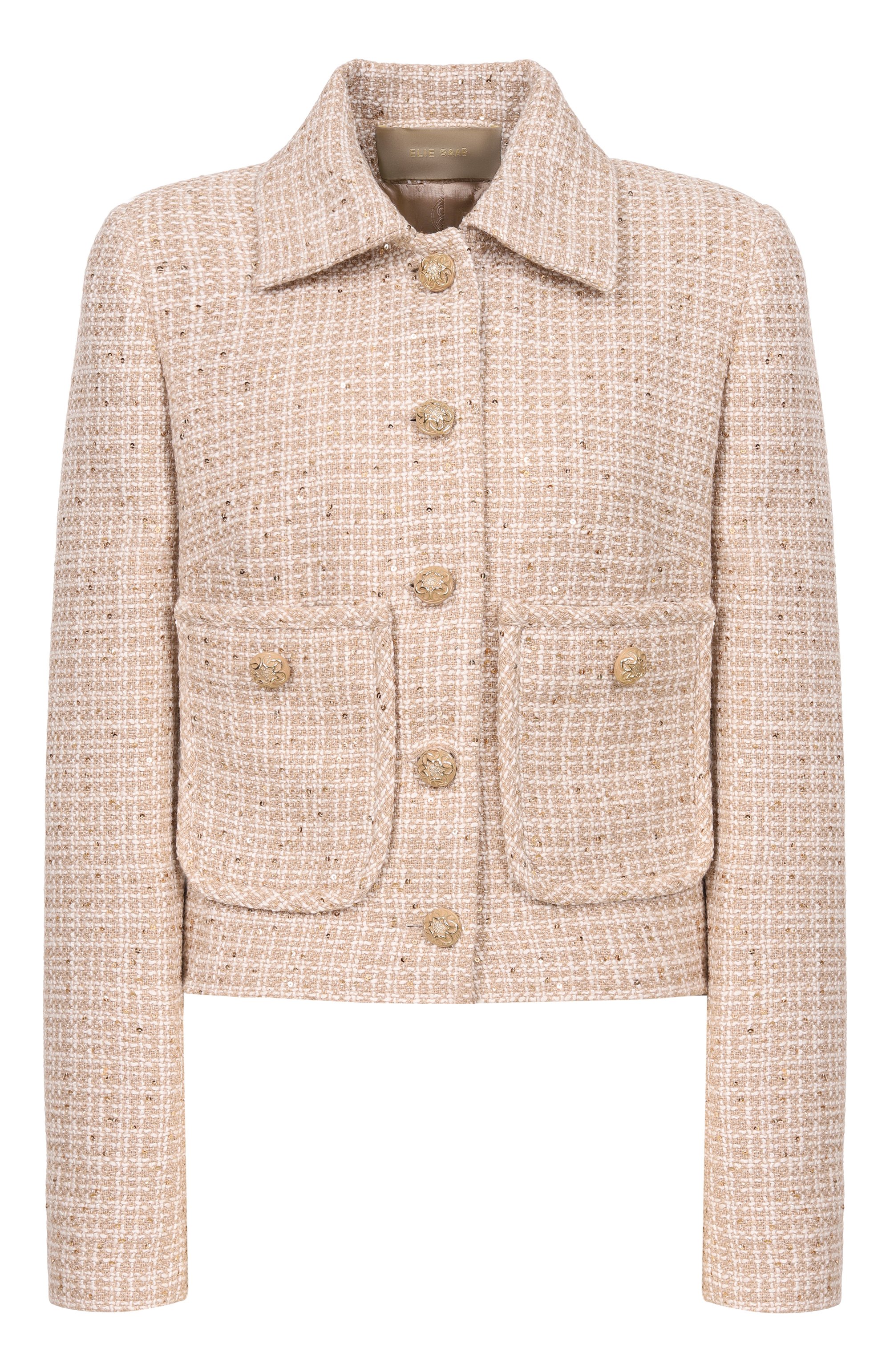 Твидовый жакет ELIE SAAB, арт. J0140NR26/TW008, фото 1