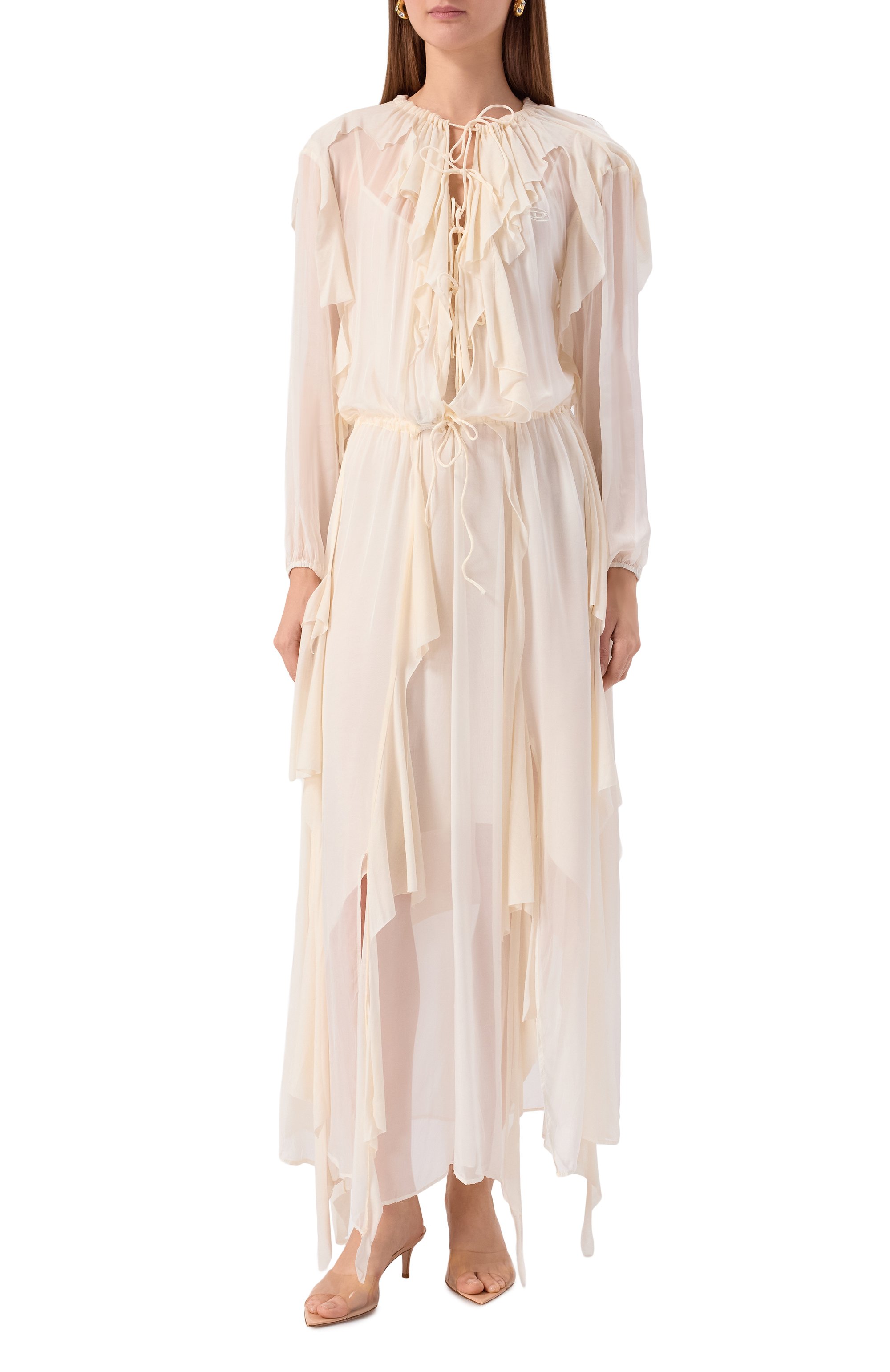 Платье из вискозы DIESEL, арт. A18580/0KIBL, фото 3