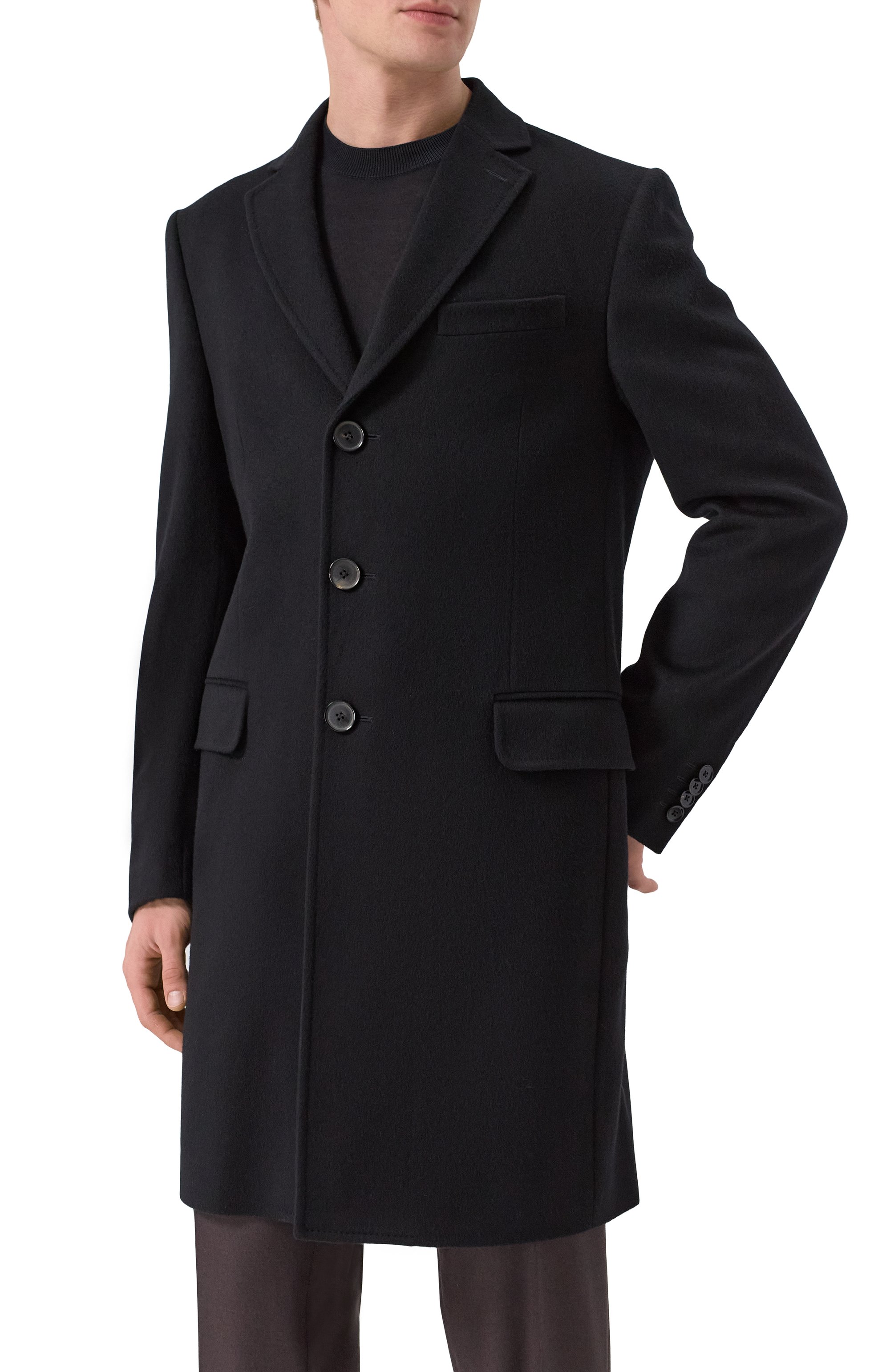 Пальто из шерсти и кашемира ZEGNA, арт. 4GJ3G0/898707A8, фото 3