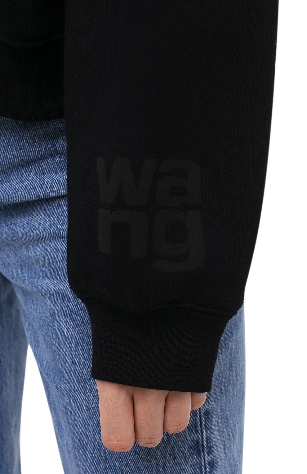 Хлопковое худи ALEXANDERWANG.T, арт. 4CC3212053, фото 5